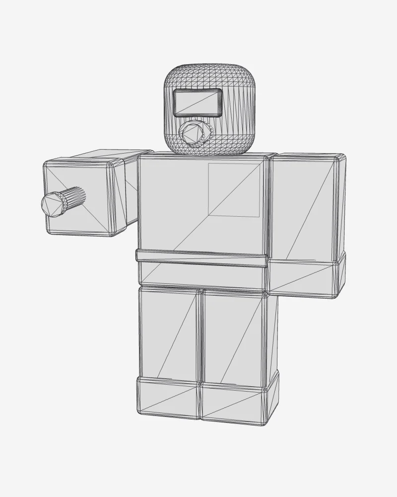 The Hazmat as a wireframe: a 3D model you can turn