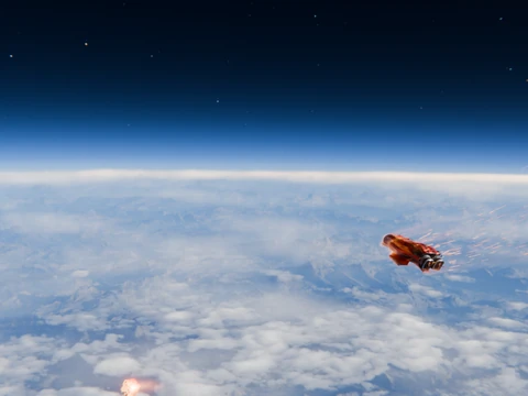 Above the clouds