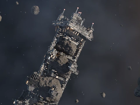 Asteroid fortress