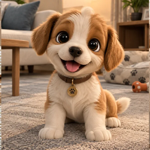 Puppy, sitting