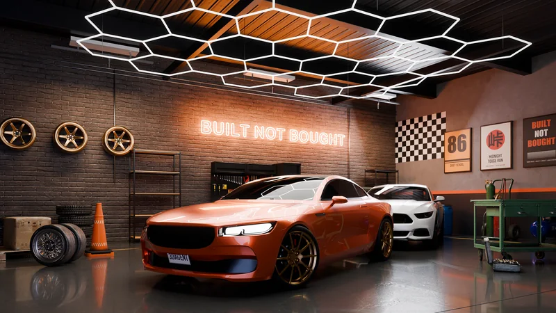 Tuner shop · Rendered